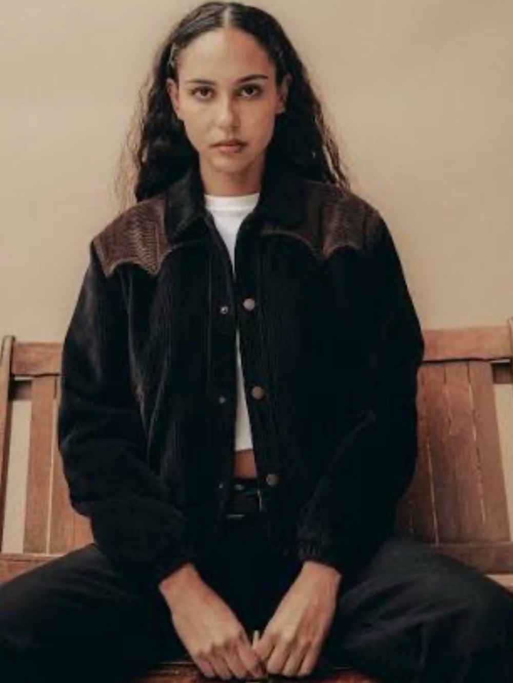 P&Co Harper Cord Bomber Jacket